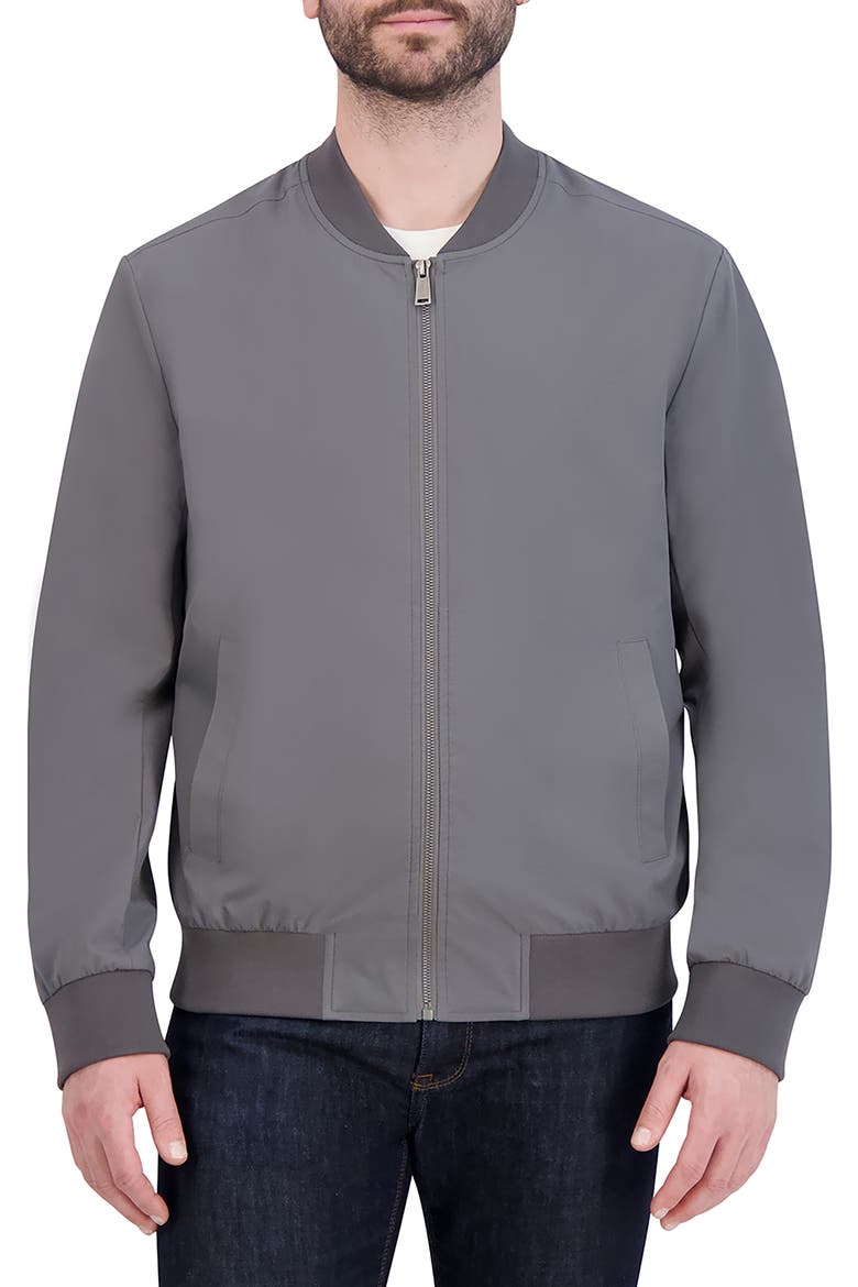 Bomber Jacket, Main, color, GREY