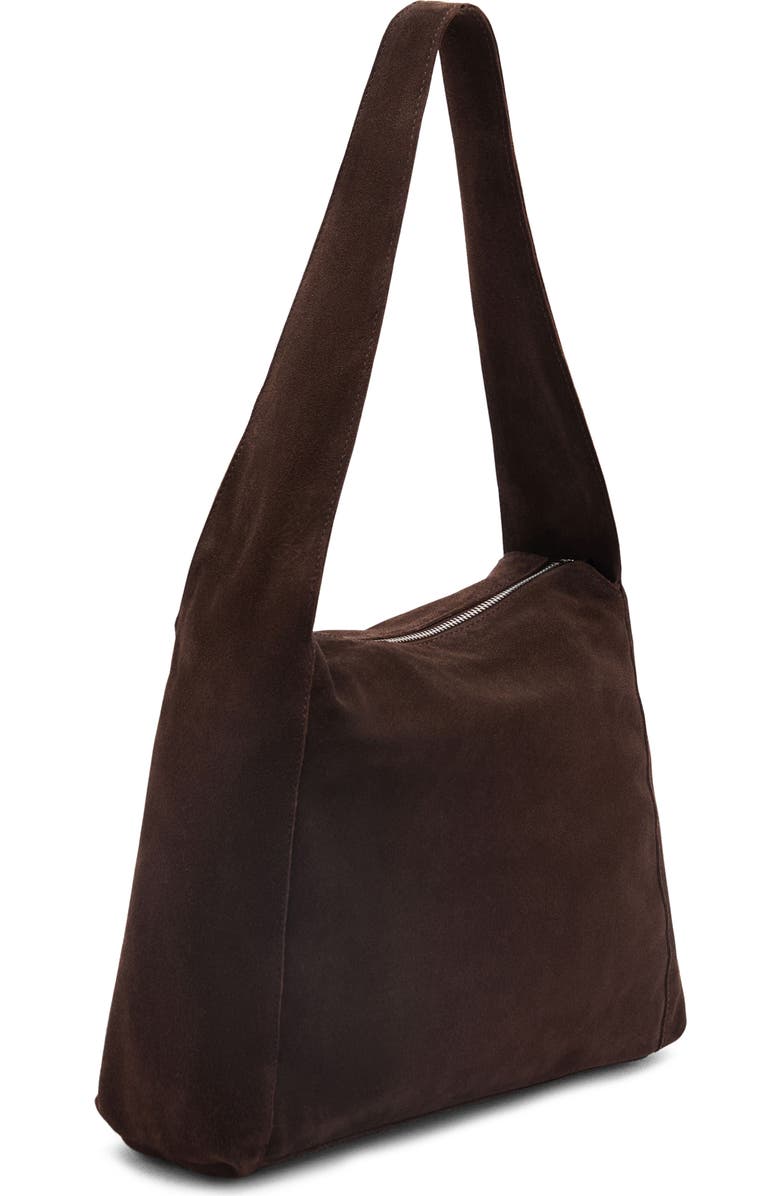 MANGO Suede Hobo Bag, Alternate, color,