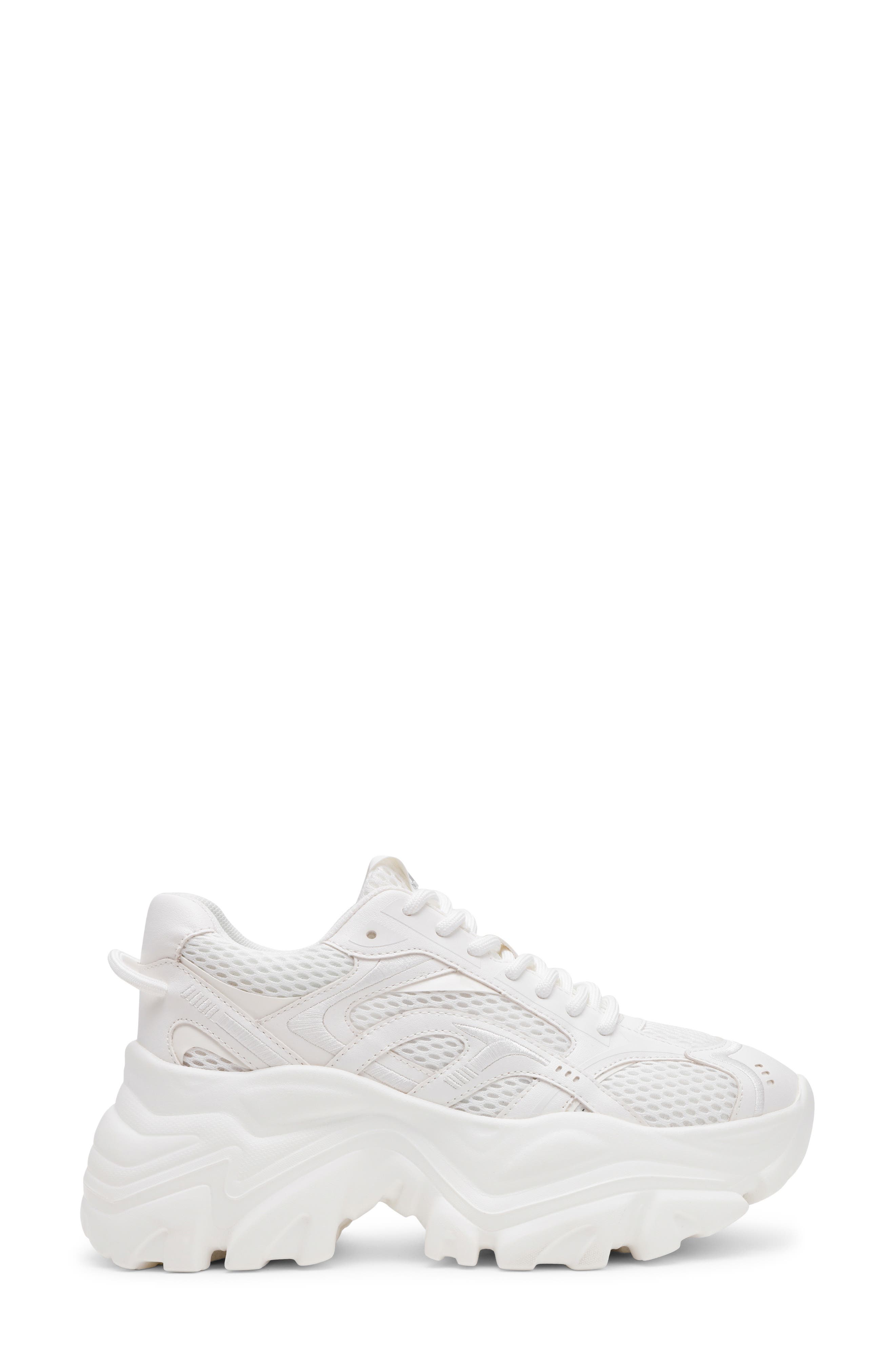 Steve Madden Ripper Platform Sneaker, Alternate, color, White