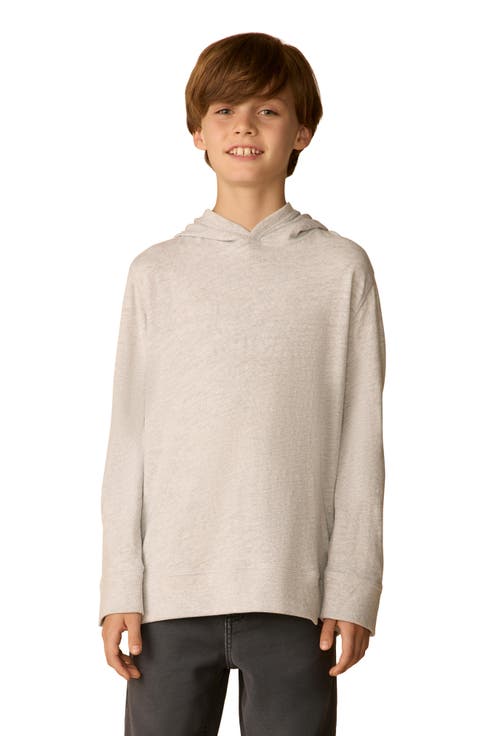 Kids' Slub Cotton Hoodie