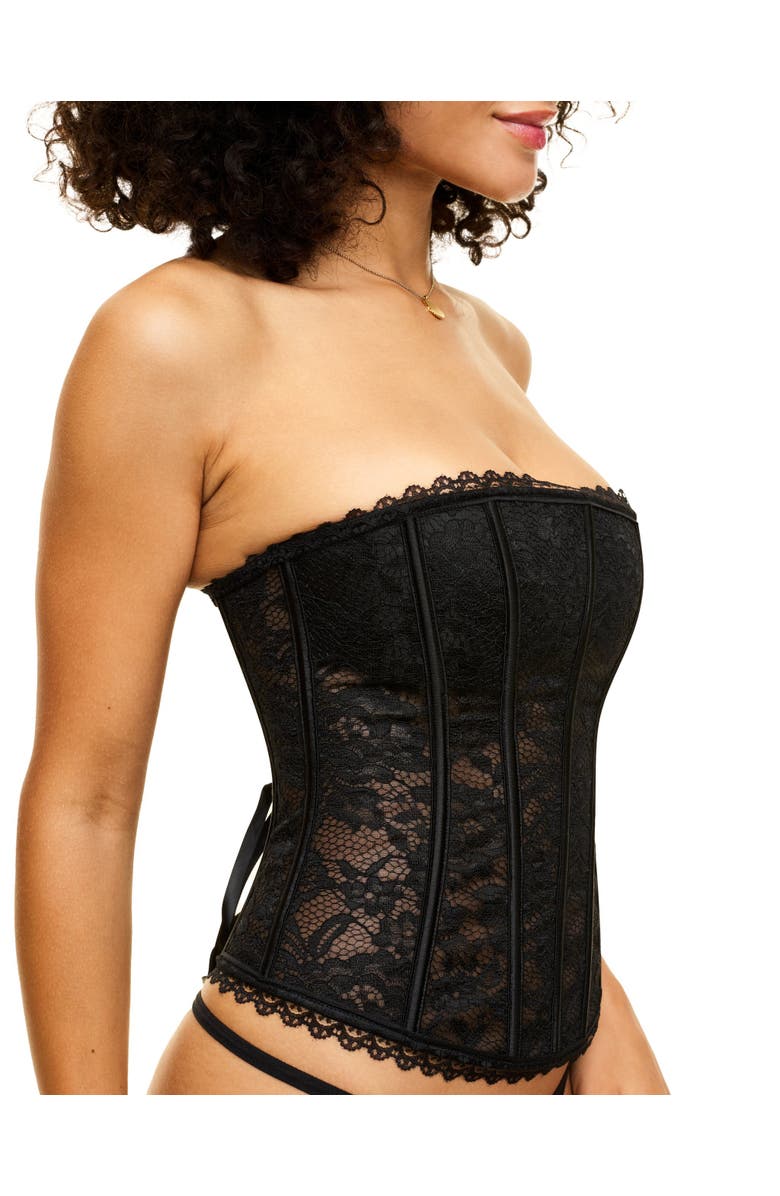 Adore Me Hailey Lined Corset & G-string Set, Alternate, color, 