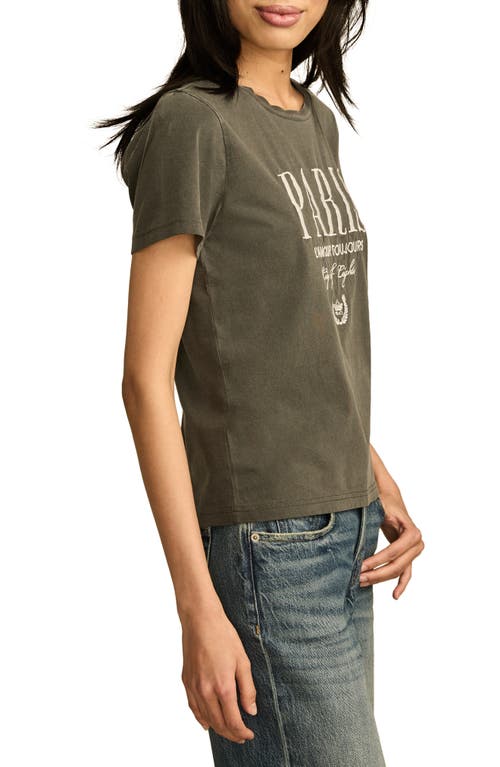 LUCKY BRAND LUCKY BRAND PARIS CITY OF LIGHTS COTTON GRAPHIC T-SHIRT 