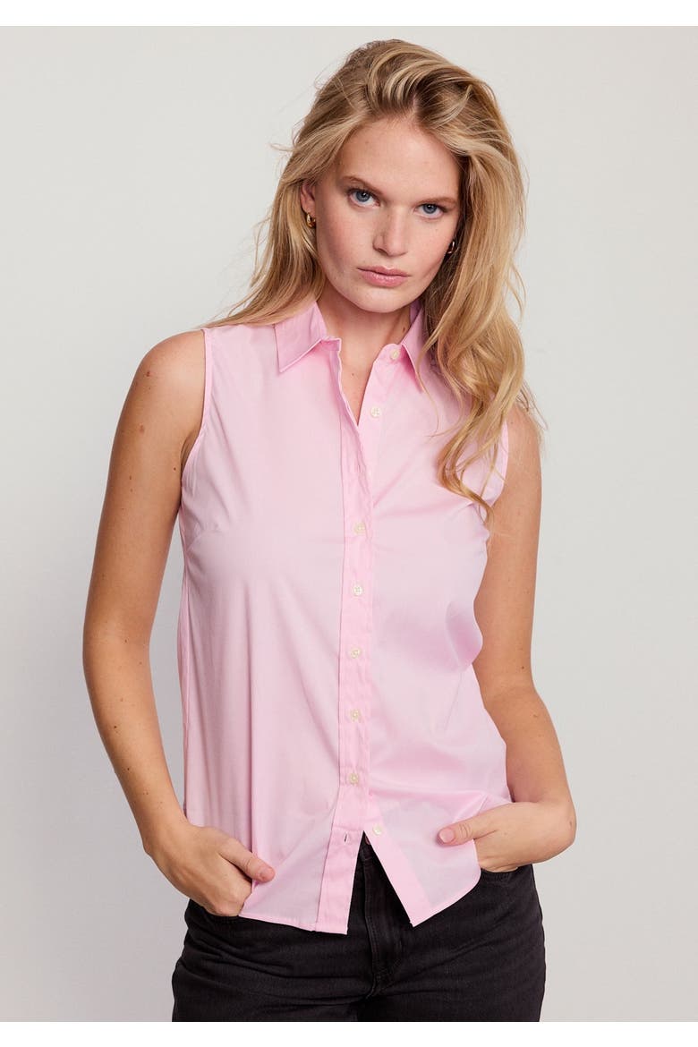 The Sleeveless Shirt, Alternate, color, Light Pink
