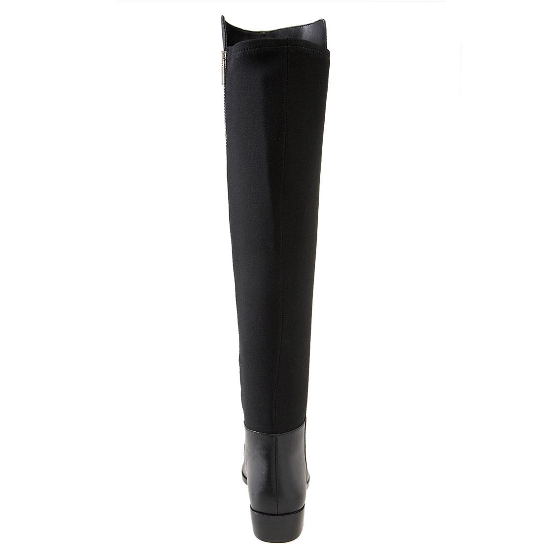 'Bromley' Over the Knee Boot, Alternate, color, BLACK LEATHER