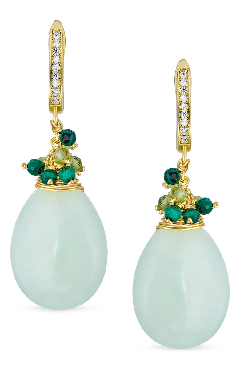 BLING JEWELRY Beaded Teardrop Earrings, Alternate, color,