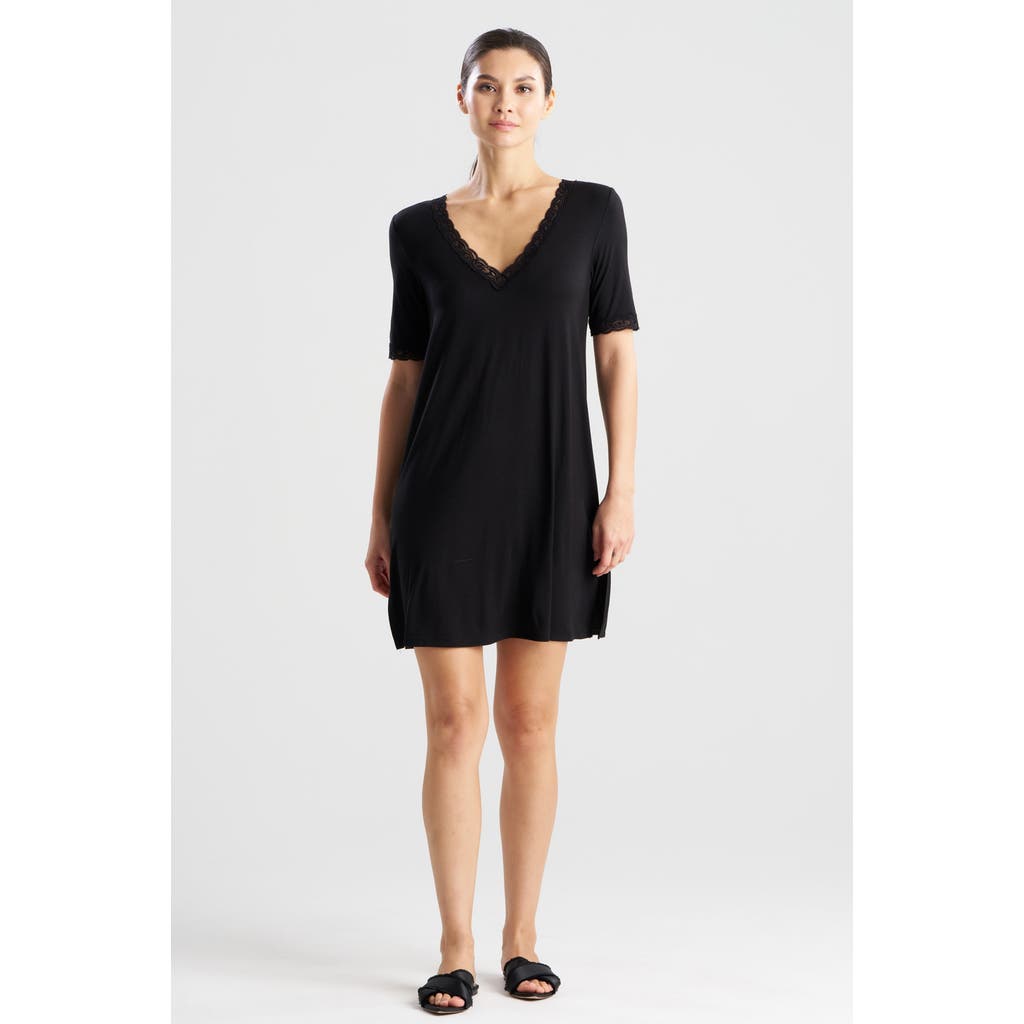 Natori Feathers Essentials Jersey Knit In Black