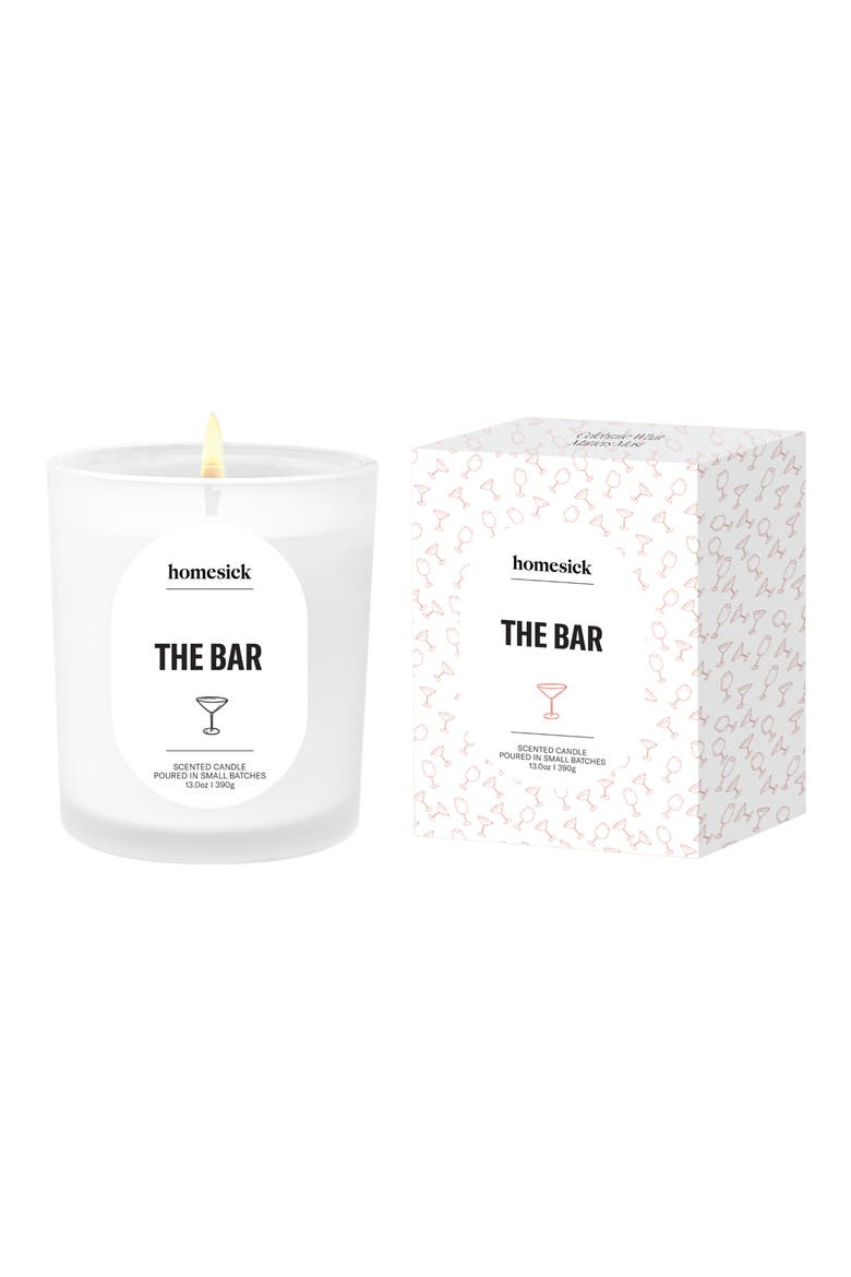 The Bar Candle, Alternate, color, WHITE
