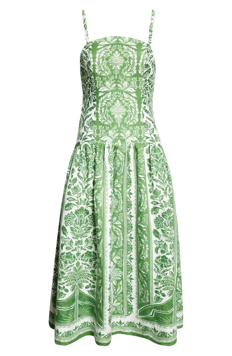 FARM Rio Delicate Tapestry Midi Dress, Alternate, color, 