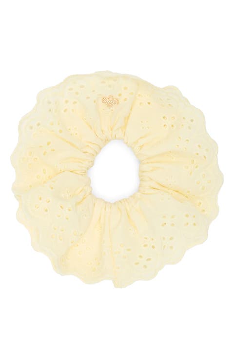Arden Eyelet Scrunchie