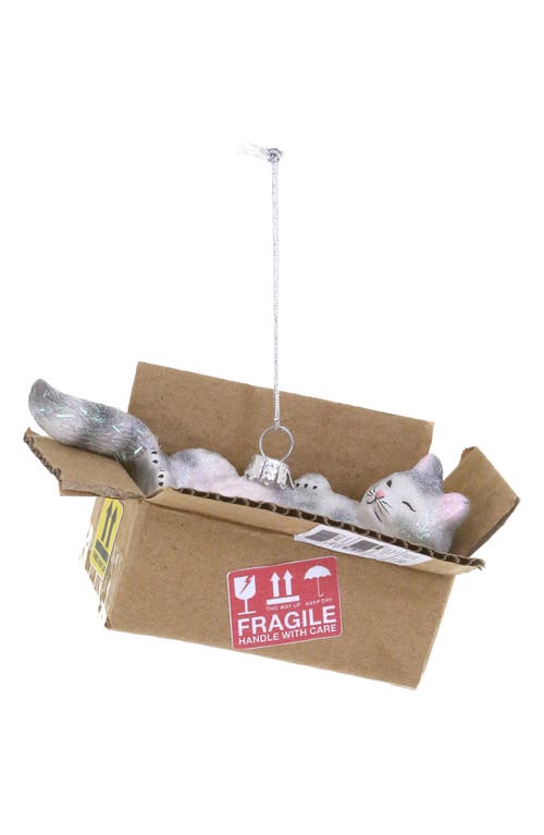 Cody Foster & Co. Best Cat Toy Glass Ornament in Multi  product