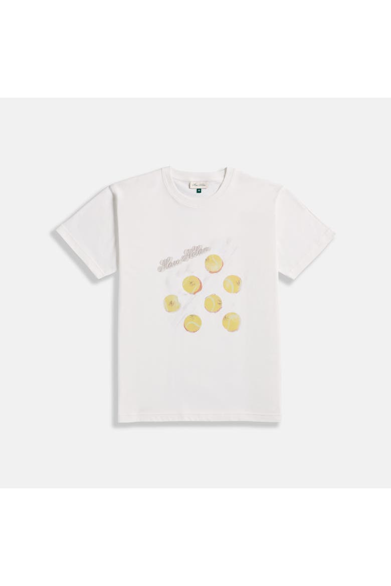 The Tennis Ball Tee, Main, color, White
