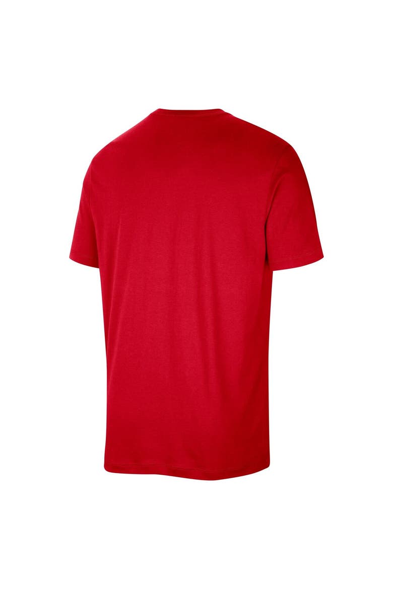 Men's Nike  Red LA Clippers Authentic Practice T-Shirt, Alternate, color, Red