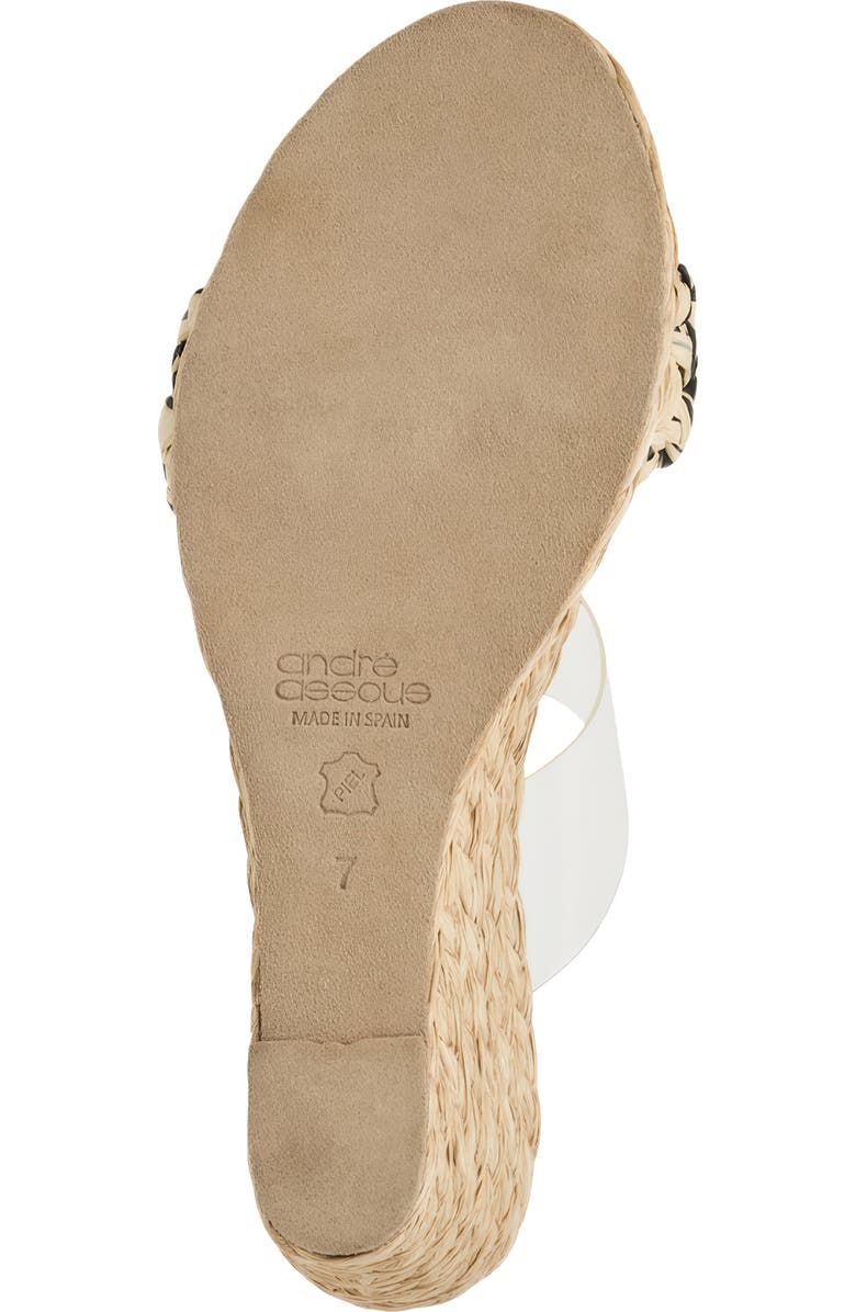 André Assous Allison Espadrille Wedge Slide Sandal, Alternate, color,