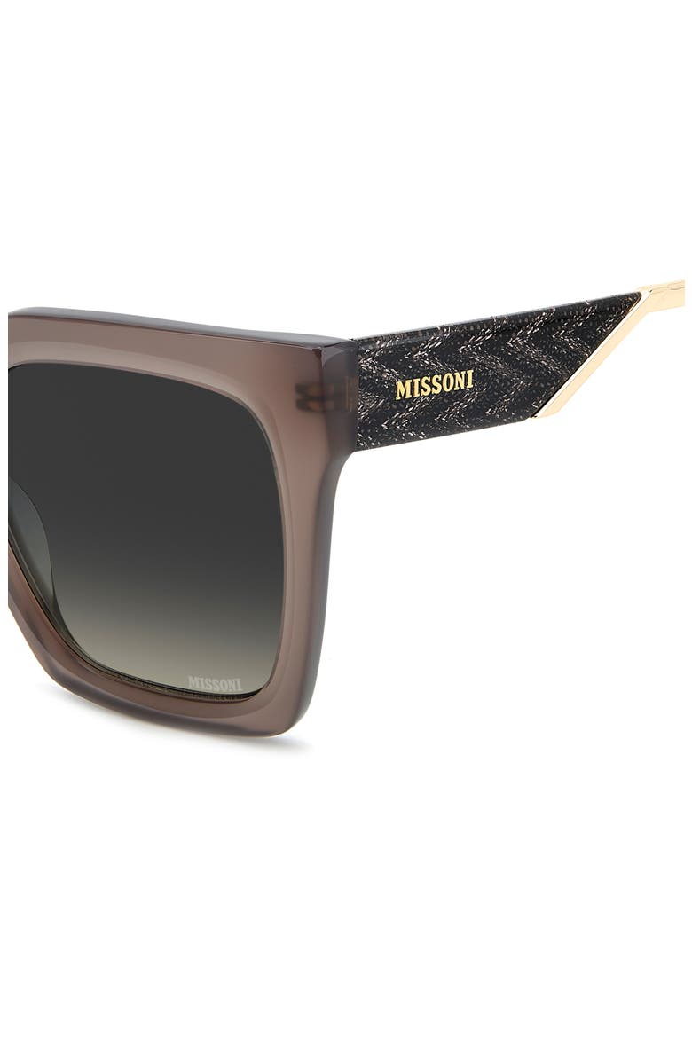 54mm Gradient Square Sunglasses, Alternate, color, 079U-PR