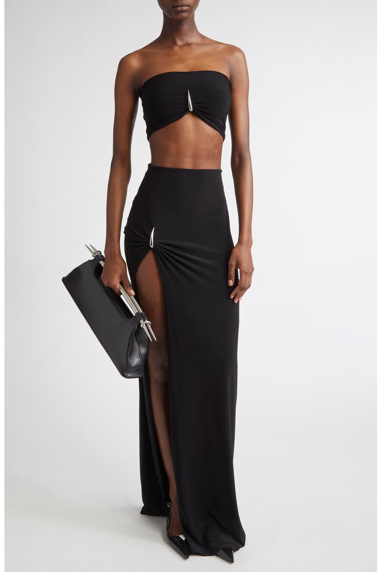 Claw Stapless Bralette, Alternate, color, BLACK