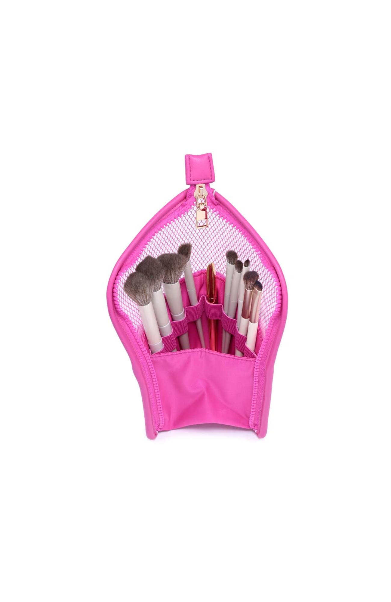 Bloom Bar Brush Holder, Alternate, color, Fuchsia