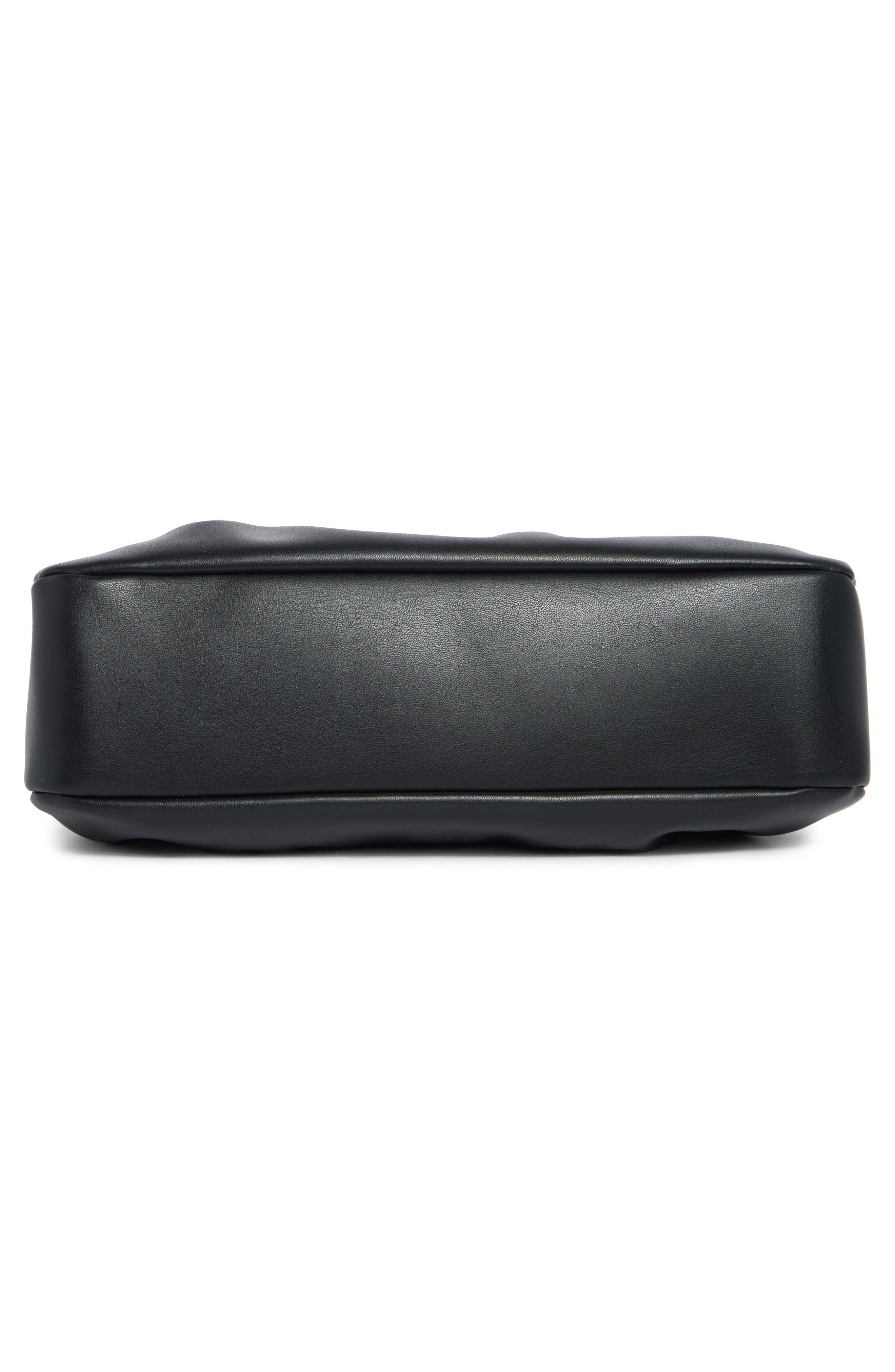 BCBG Metallic Fish Handle Clutch, Alternate, color, Black