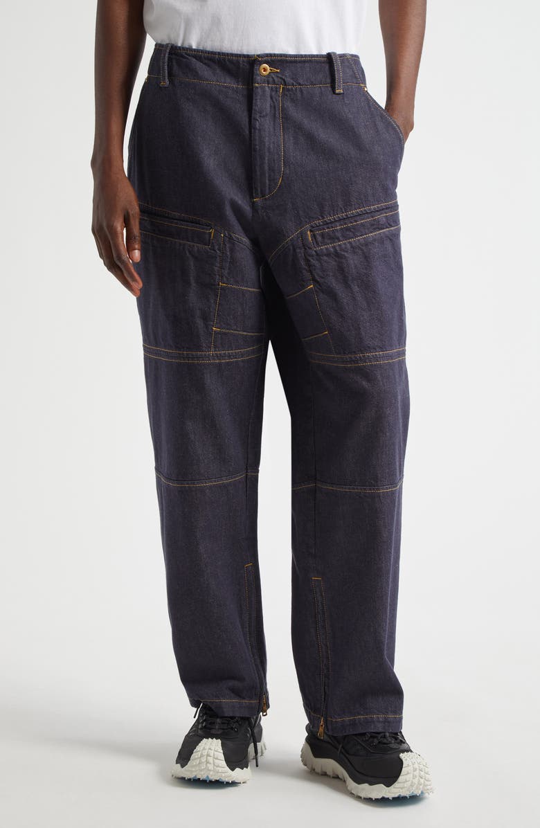 Moncler Genius x Mercedes-Benz by Nigo Zip Hem Cargo Jeans, Main, color,