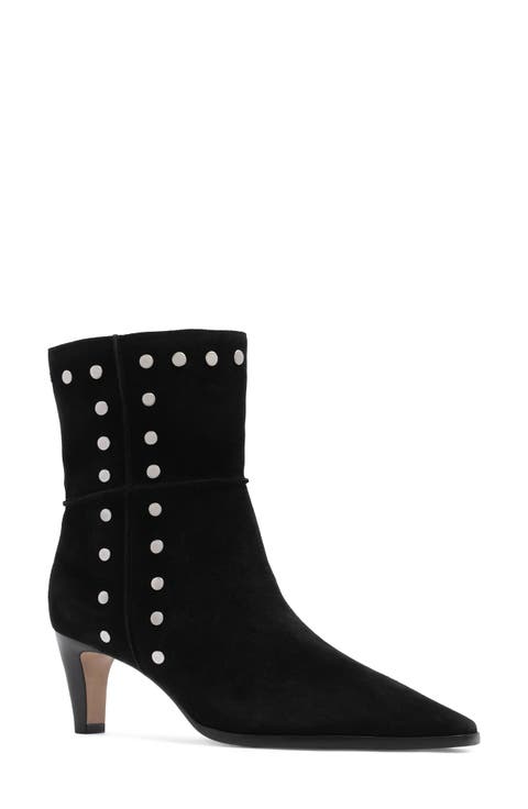 Reign Studded Pointed Toe Bootie