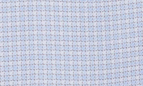 Nordstrom Trim Fit Check Premium Non Iron Cotton Button-up Shirt In Blue