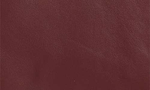 Kassl Lamskin Leather Tote In Burgundy
