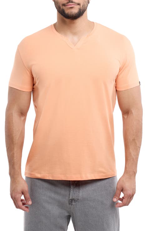Split Neck T-Shirt