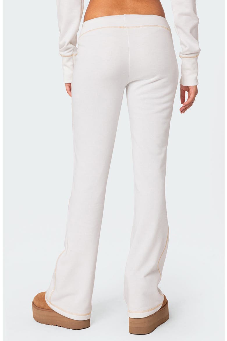 Alexia Low Rise Sweatpants, Alternate, color, WHITE