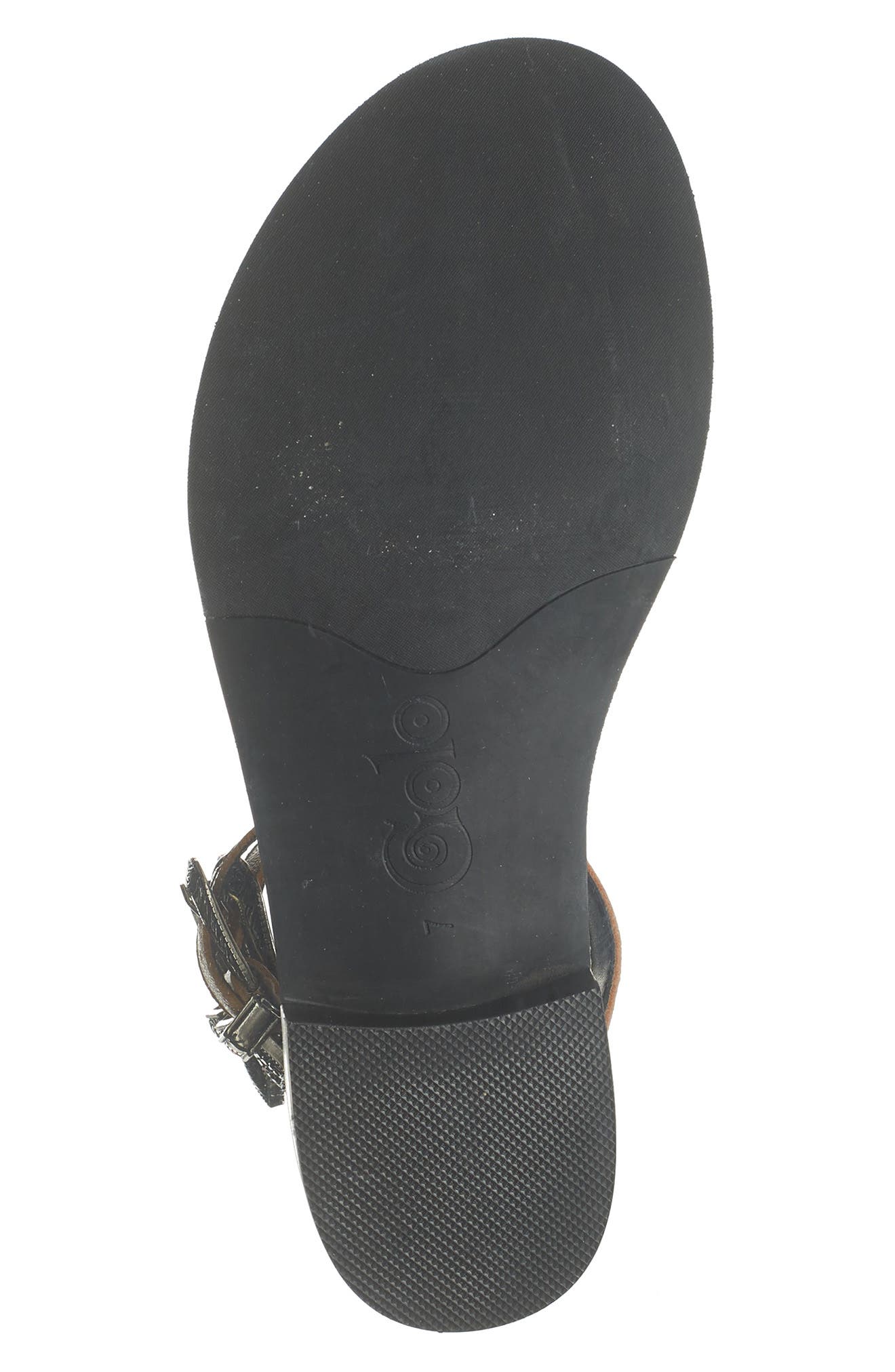 Bahah Triple Ankle Strap Sandal, Alternate, color, CUOIO