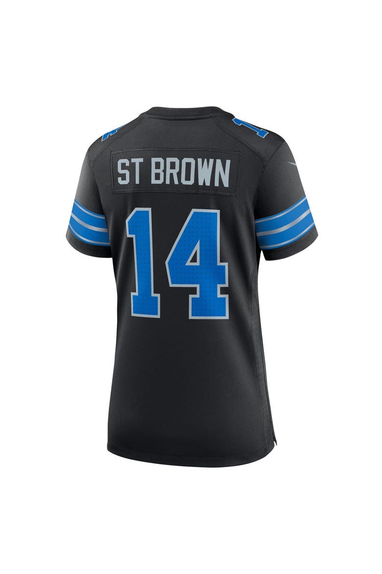 Women's Nike Amon-Ra St. Brown Black Detroit Lions 2nd Alternate Game Jersey, Alternate, color, Black