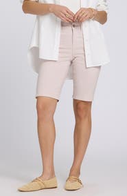 NYDJ Briella Stripe Denim Bermuda Shorts