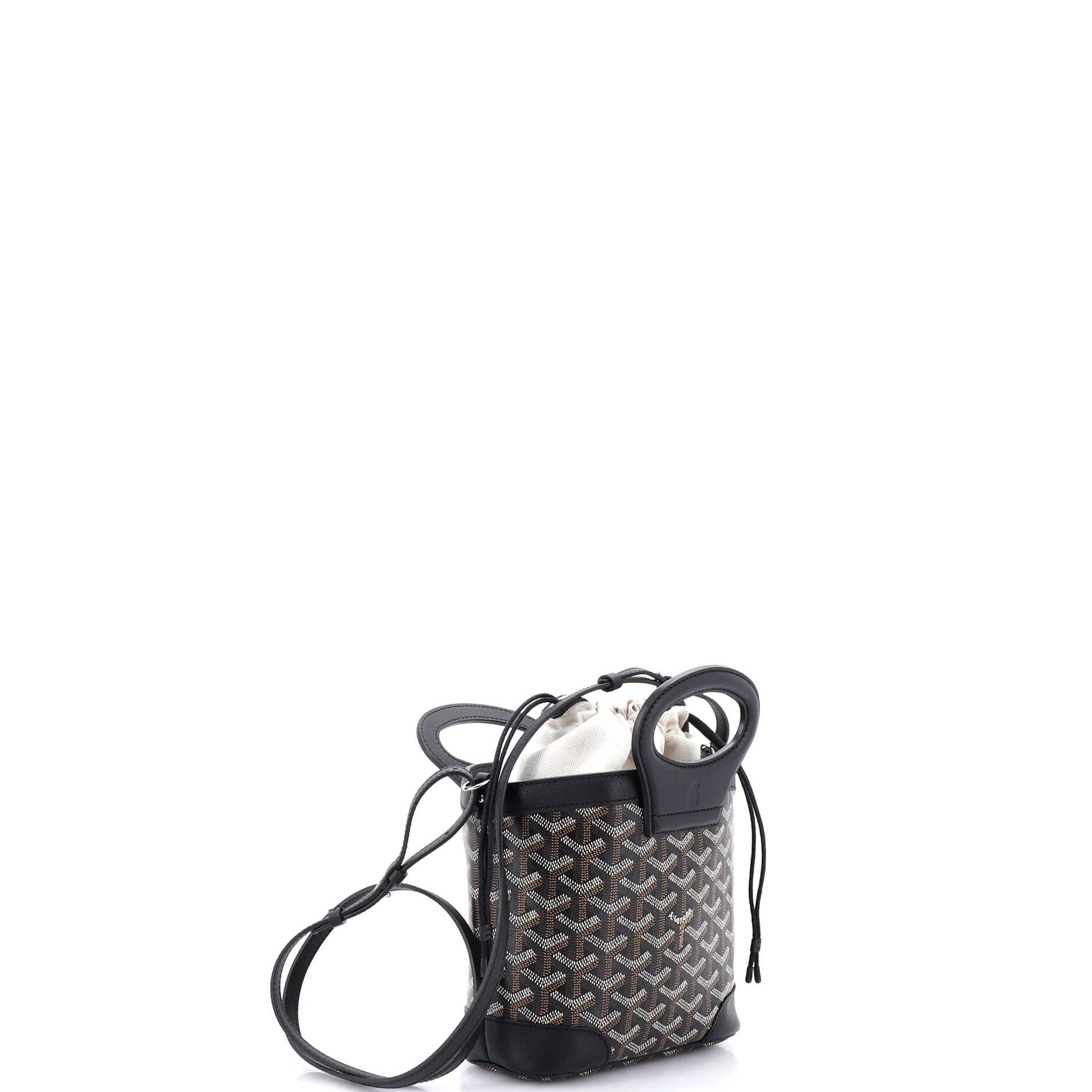Pre-Owned Goyard Beluga Bag Coated Canvas Mini, Alternate, color, Black