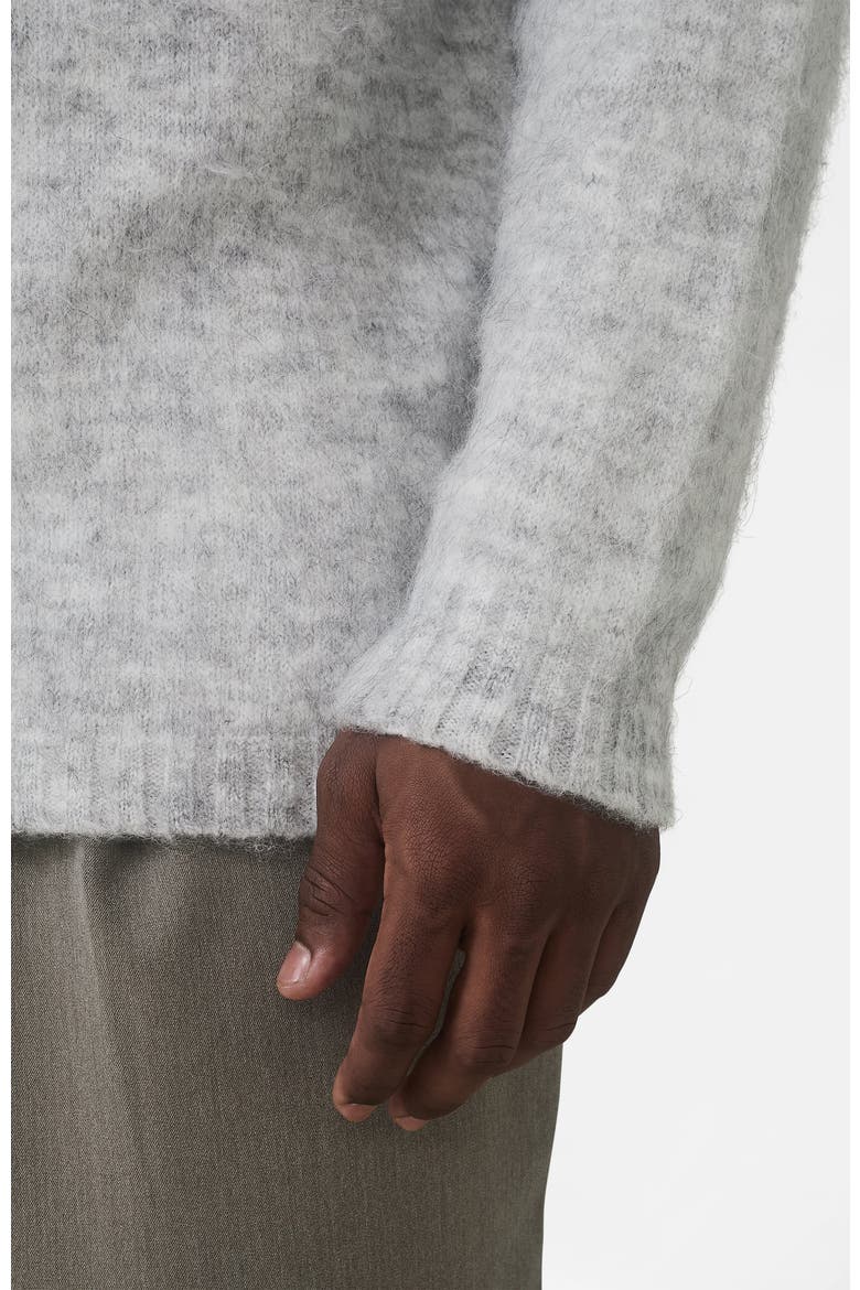 Atelier Oversized Brushed Knit sweater, Alternate, color, Medium Grey