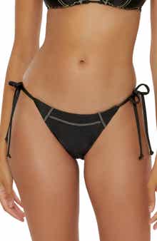 Becca Color Sheen Side Tie Bikini Bottoms
