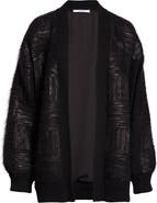 Max Mara Estonia Textured Sequin Knit Cardigan