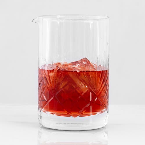 A Bar Above Cocktail Mixing Glass, Botanica Style In Glass