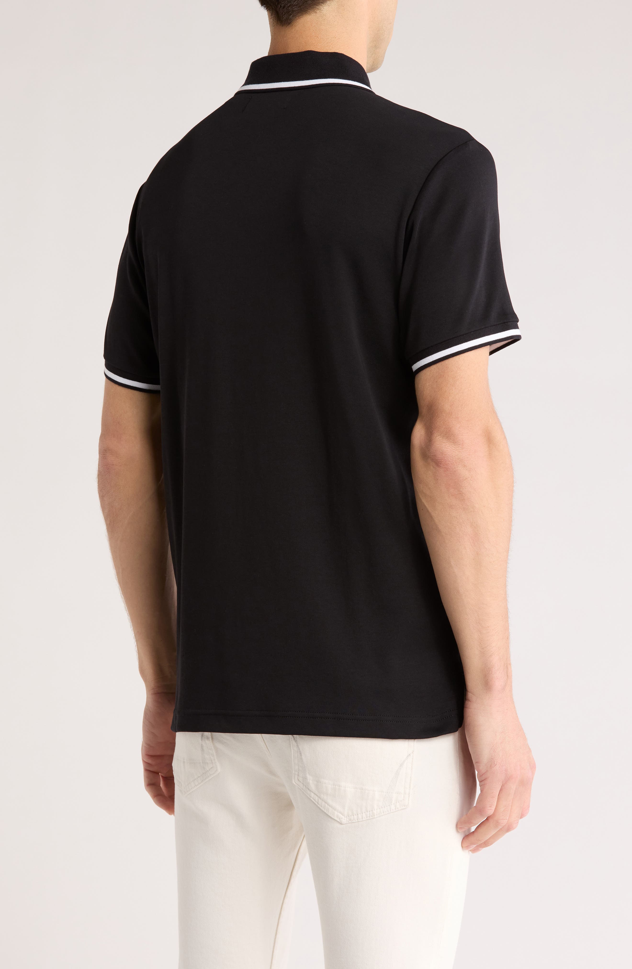 Contrast Tipped Polo - image 2