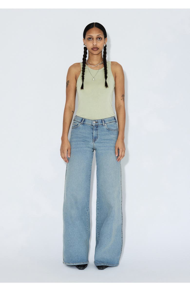 Dr. Denim Zila Mid Wide Jeans, Alternate, color, Cape Light Vintage