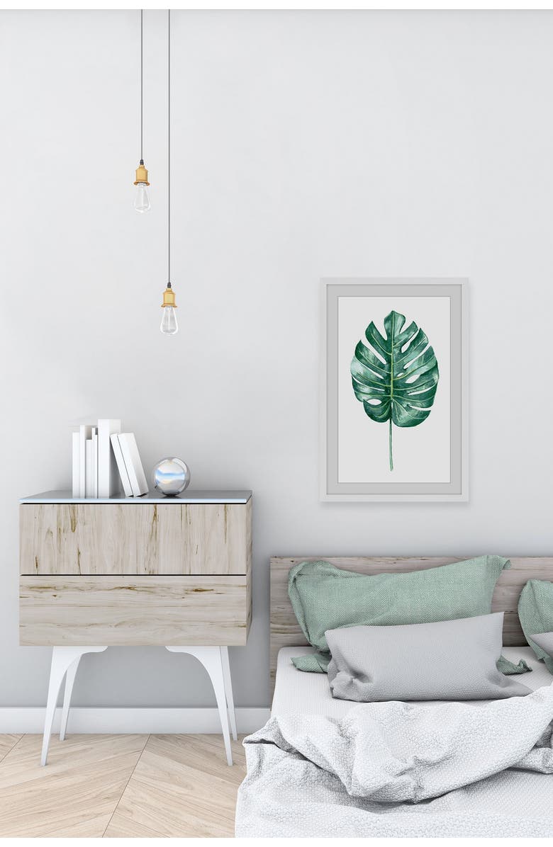 MARMONT HILL Banana Leaf Portrait Framed Painting Print - 36" x 24", Main, color,