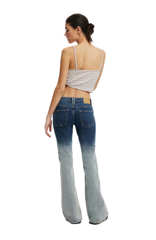 Cotton On Low Rise Bootcut Jean In Blue