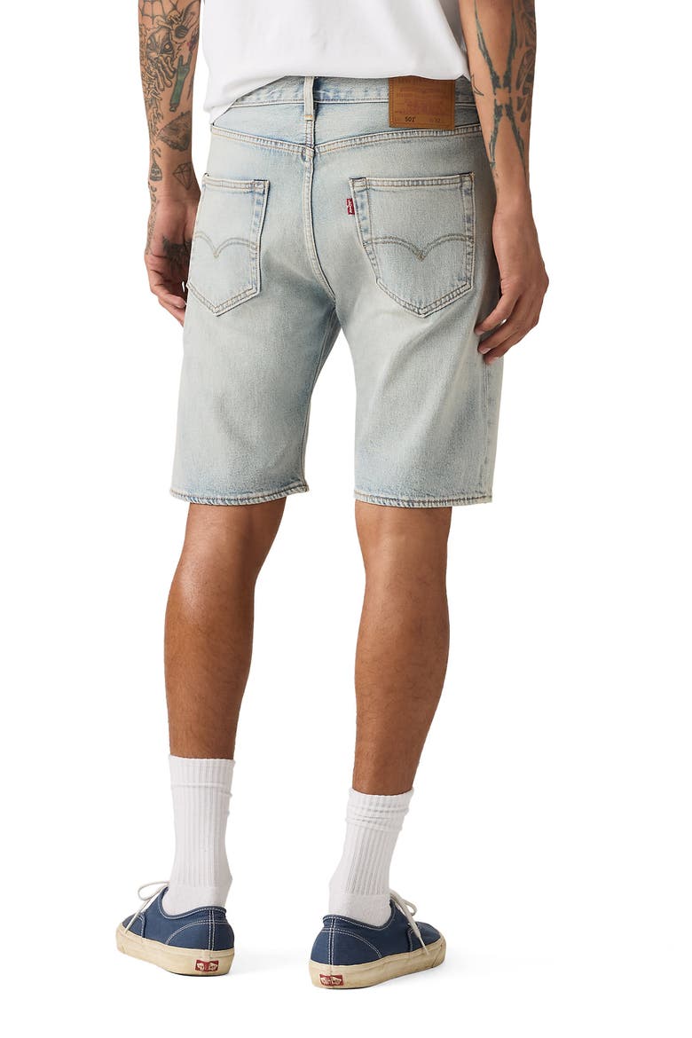 501® Original Denim Shorts, Alternate, color, NEVER ON TIME SHORTS