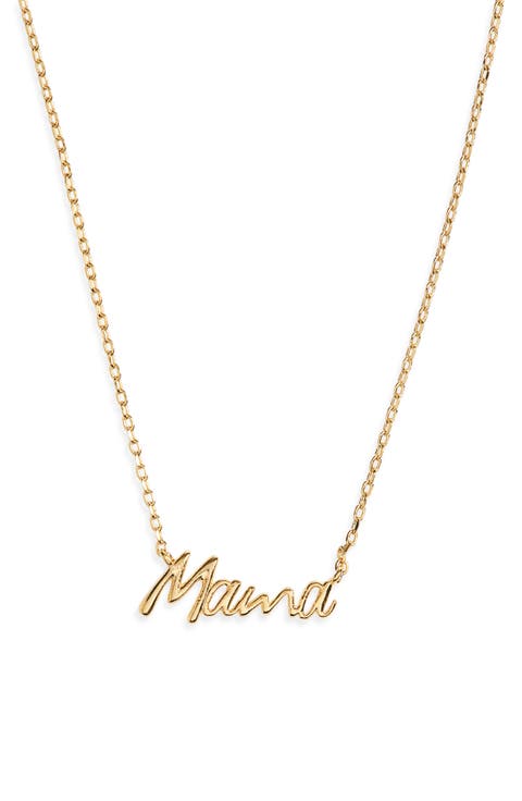 Mama Pendant Necklace