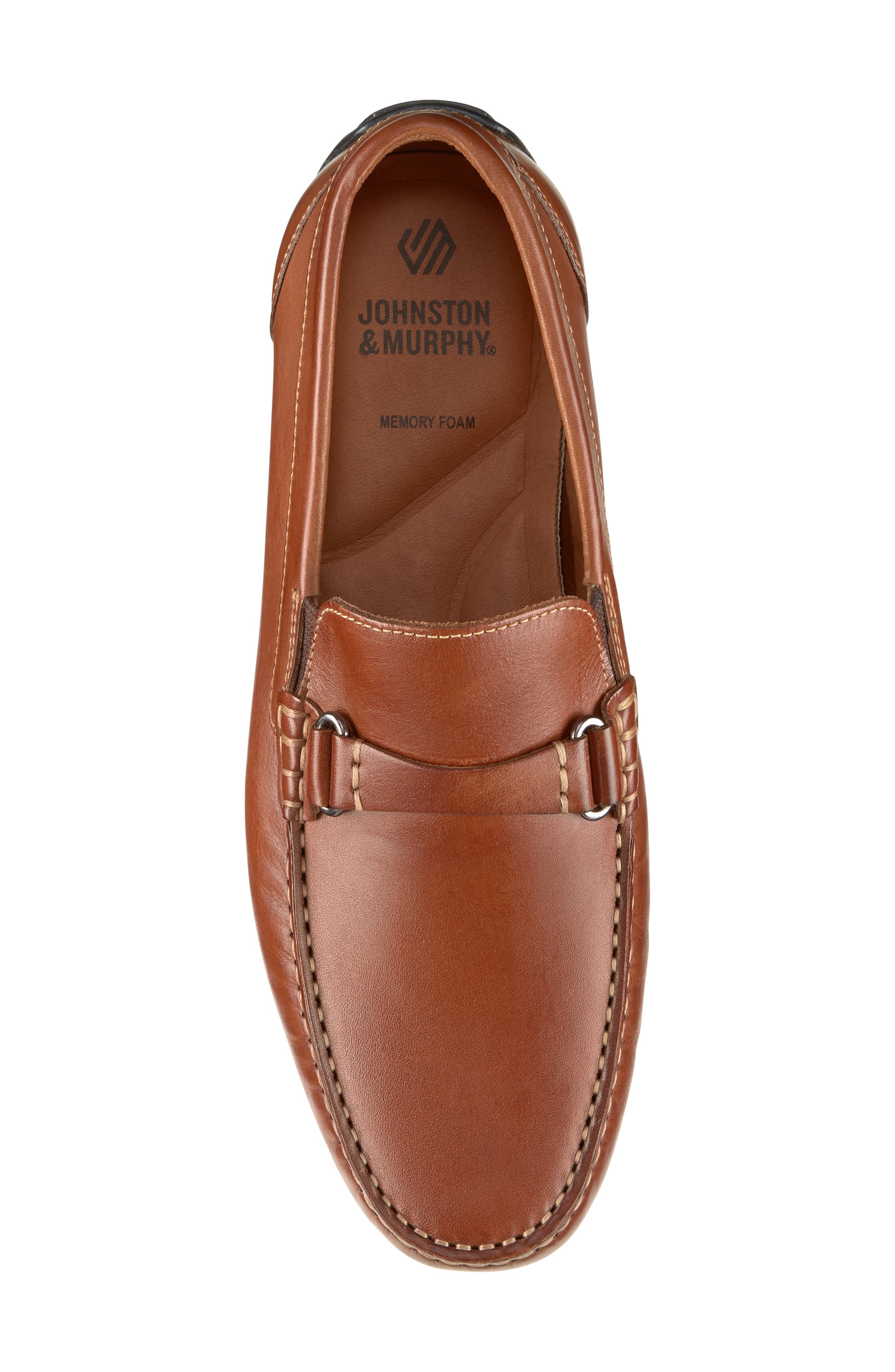 Johnston & Murphy Beck Leather Bit Loafer, Alternate, color, Tan Full Grain
