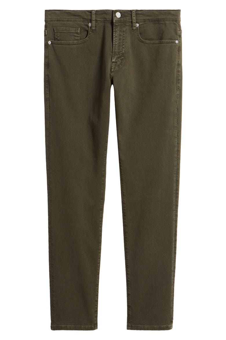 Modern Straight Jeans, Alternate, color, GARAGE MOSS GREEN