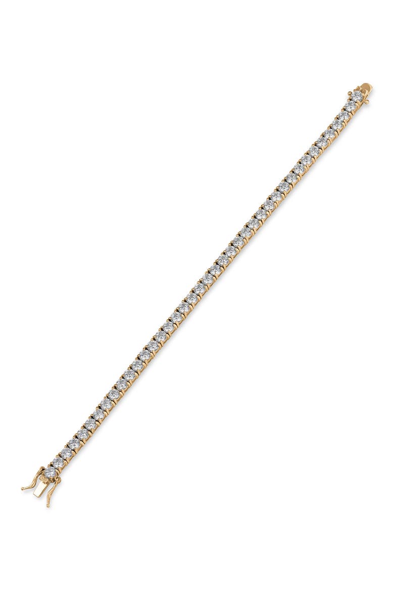 Classic Cubic Zirconia Tennis Bracelet (Nordstrom Exclusive), Alternate, color, CLEAR/ GOLD