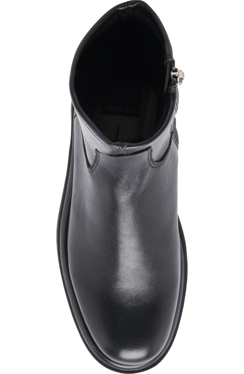 Dolce Vita Simaya H2O Waterproof Platform Bootie, Alternate, color, Black Leather H2o