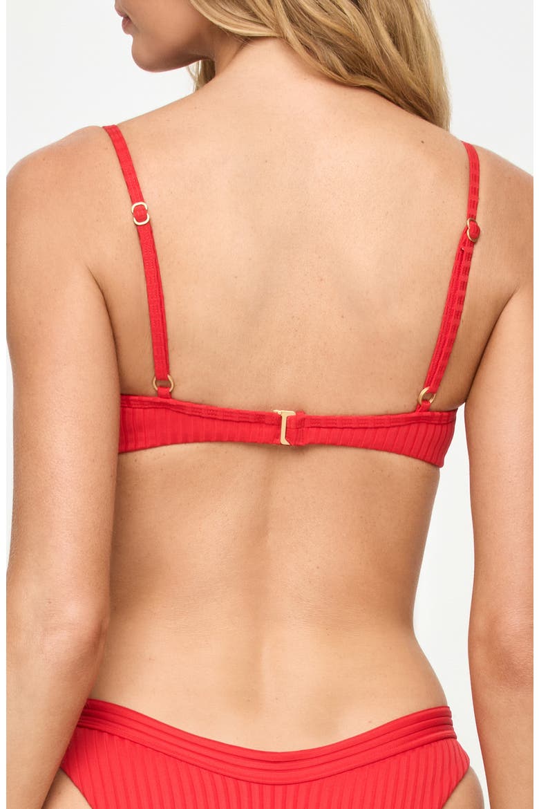 Peyton Bikini Top, Alternate, color, FLAME