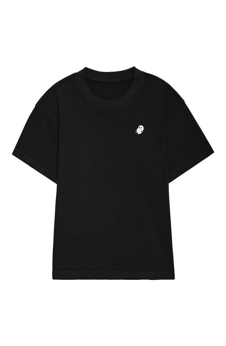 Dalix Mens Ghost Heavyweight Pigment Dye Tee, Main, color, Black