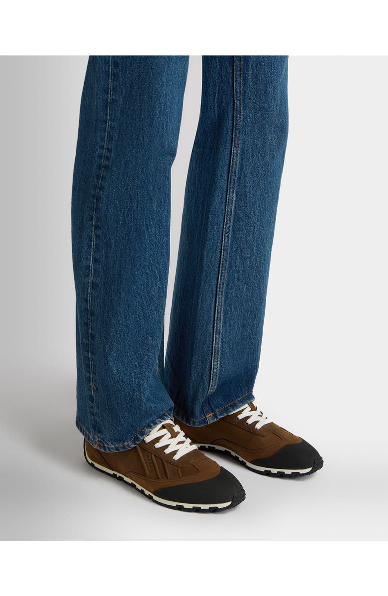 Bally Quarry Sneaker in Leather, Alternate, color, Brown