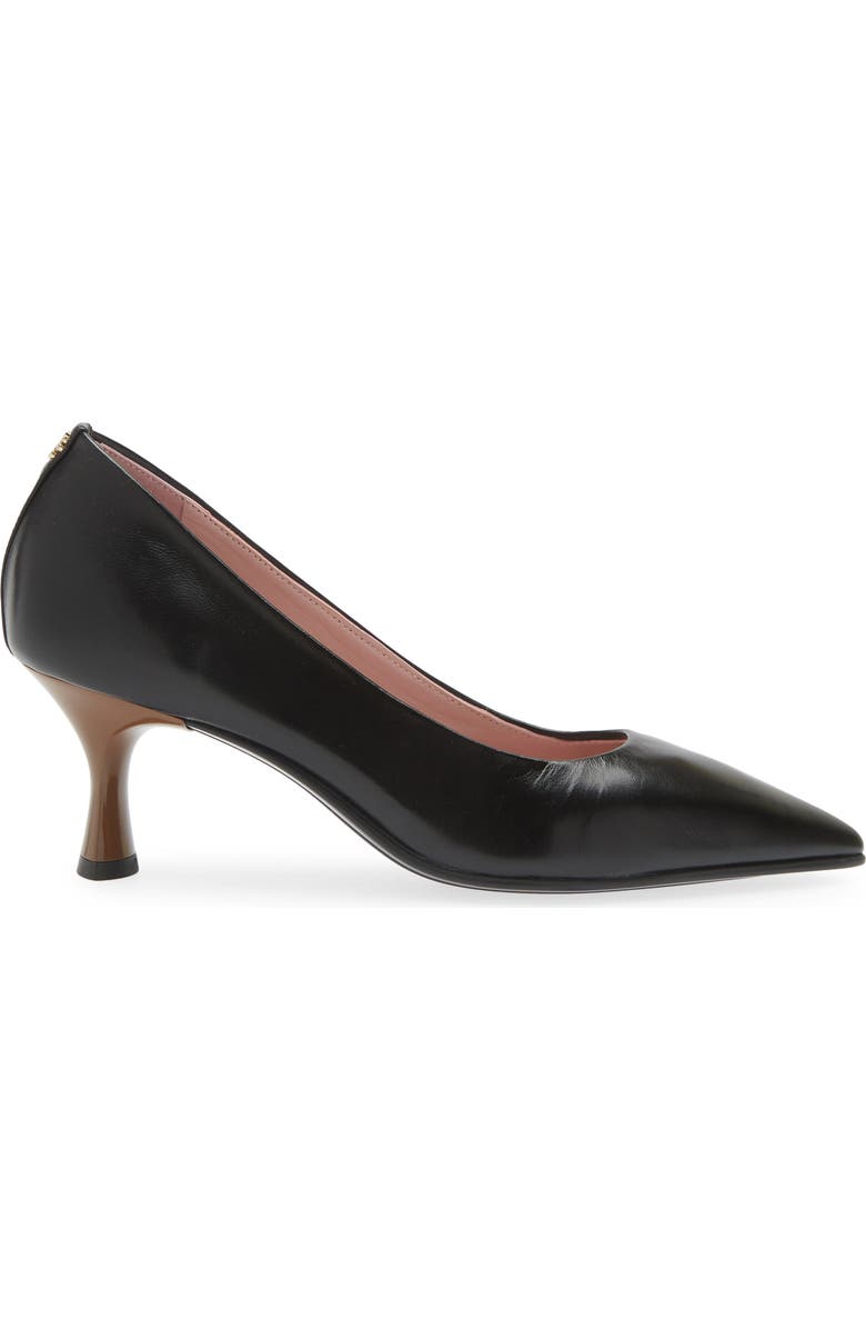 Naot Margot Pointed Toe Pump, Alternate, color, Blacksheen Leather