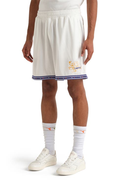 Legacy Embroidered Piqué Soccer Shorts